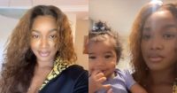 Iza é surpreendida pela filha Nala e brinca: "Mamãe tentando biscoitar"