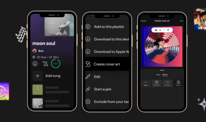 Novo recurso permite personalizar capa de playlists no Spotify; saiba como