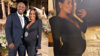 Carol Peixinho exibe barrigão em casamento de Giovanna Lancellotti; veja
