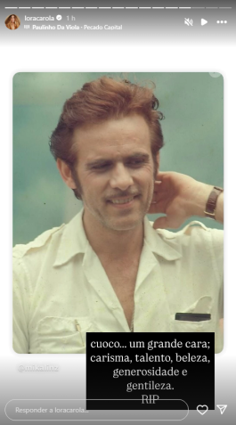 Carolina Dieckmann prestou homenagem a Francisco Cuoco • Instagram/Carolina Dieckmann