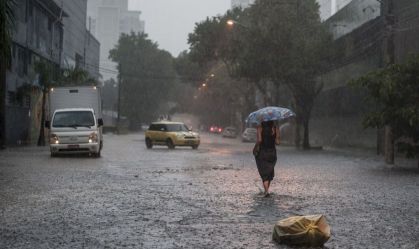 Inmet emite alerta de chuvas intensas na região Centro-Sul do país