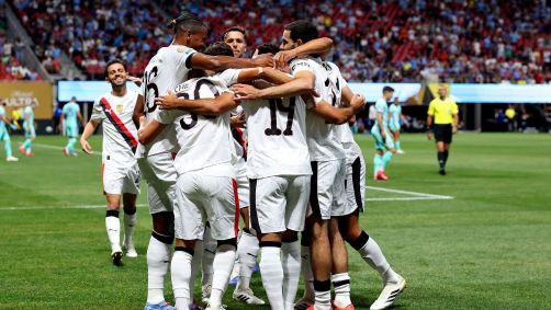 Jogadores do Manchester City celebram um dos gols da goleada sobre o Al Ain no Mundial de Clubes