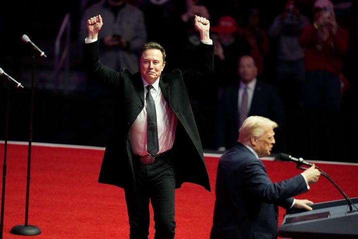 Elon Musk participa de comício ao lado de Donald Trump • Alex Brandon/AP/File via CNN Newsource