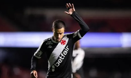 Vasco: Coutinho sente a panturrilha e será desfalque na Sul-Americana