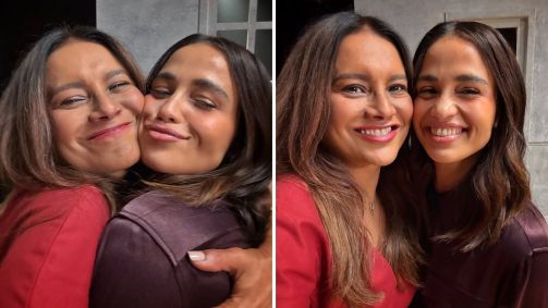 Dira Paes reencontra Nanda Costa, com quem contracenou em "Salve Jorge", de 2012