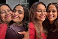 Dira Paes reencontra Nanda Costa e brinca: "Morena tá viva!"