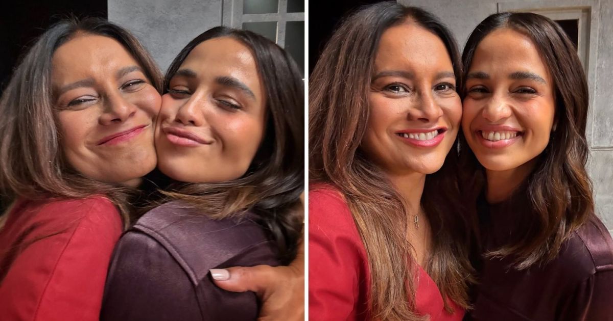 Dira Paes reencontra Nanda Costa e brinca: