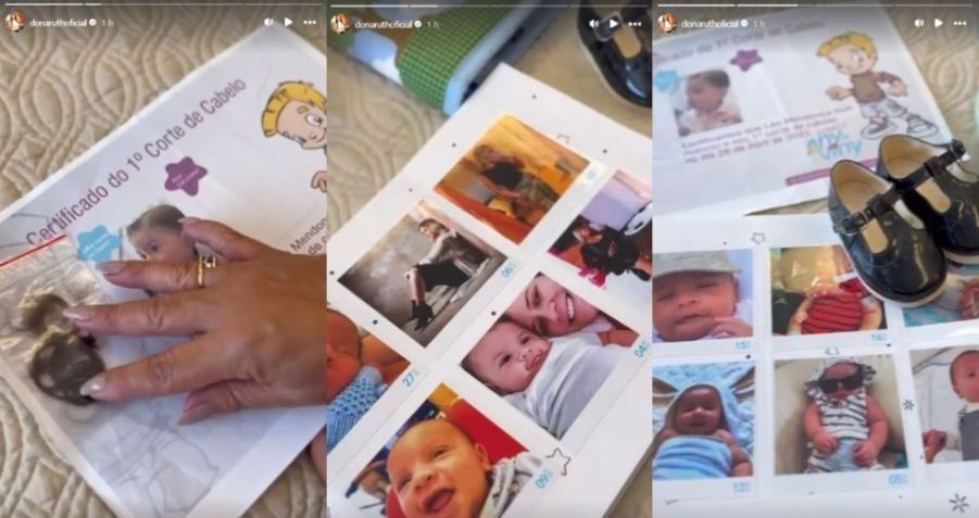 Dona Ruth mostrou álbum especial do neto Leo • Instagram/Dona Ruth