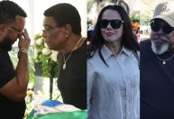 Famosos dão último adeus ao sambista Bira Presidente; veja fotos