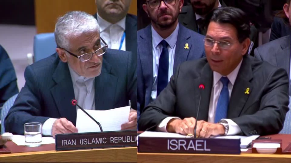 Embaixadores de Israel e Irã na ONU