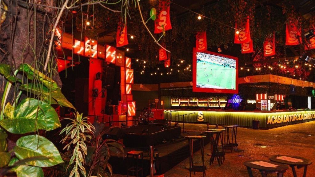 Espaço no Bosque Bar, no Jockey, temático para o Mundial de Clubes