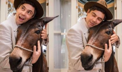 "Êta Mundo Melhor": Sérgio Guizé conta curiosidades sobre o burro Policarpo