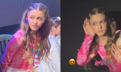 Angelica mostra apresentação teatral da filha em inglês; veja