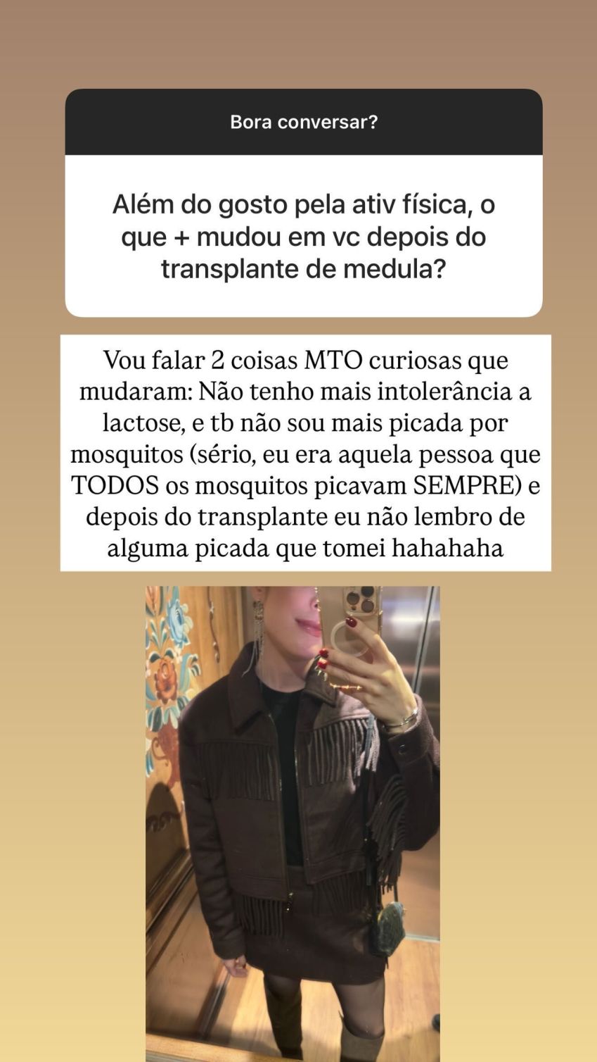 Fabiana Justus fala sobre mudanças no corpo após transplante de medula • Instagram/Fabiana Justus