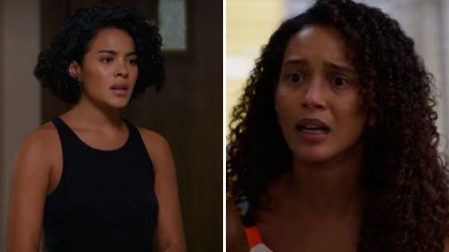 Raquel chama Fátima de ladra após descobrir que filha roubou documentos de Sarita