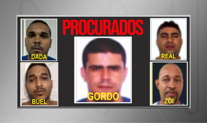 Bahia procura cinco criminosos foragidos no RJ; veja quem são