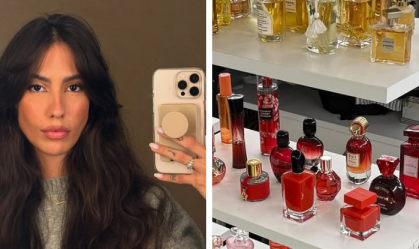 Gabi Brandt impressiona ao mostrar coleção de perfumes: "Meu paraíso"