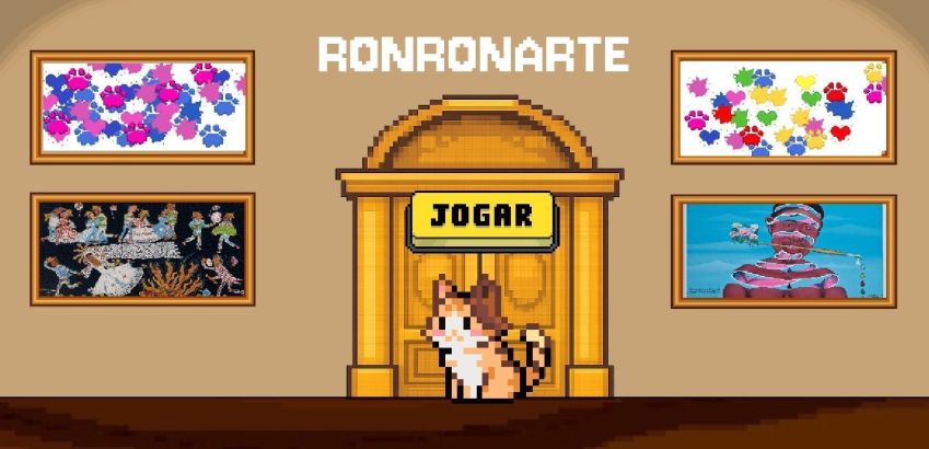 Um dos games para gatos desenvolvidos pos estudantes • Divulgação