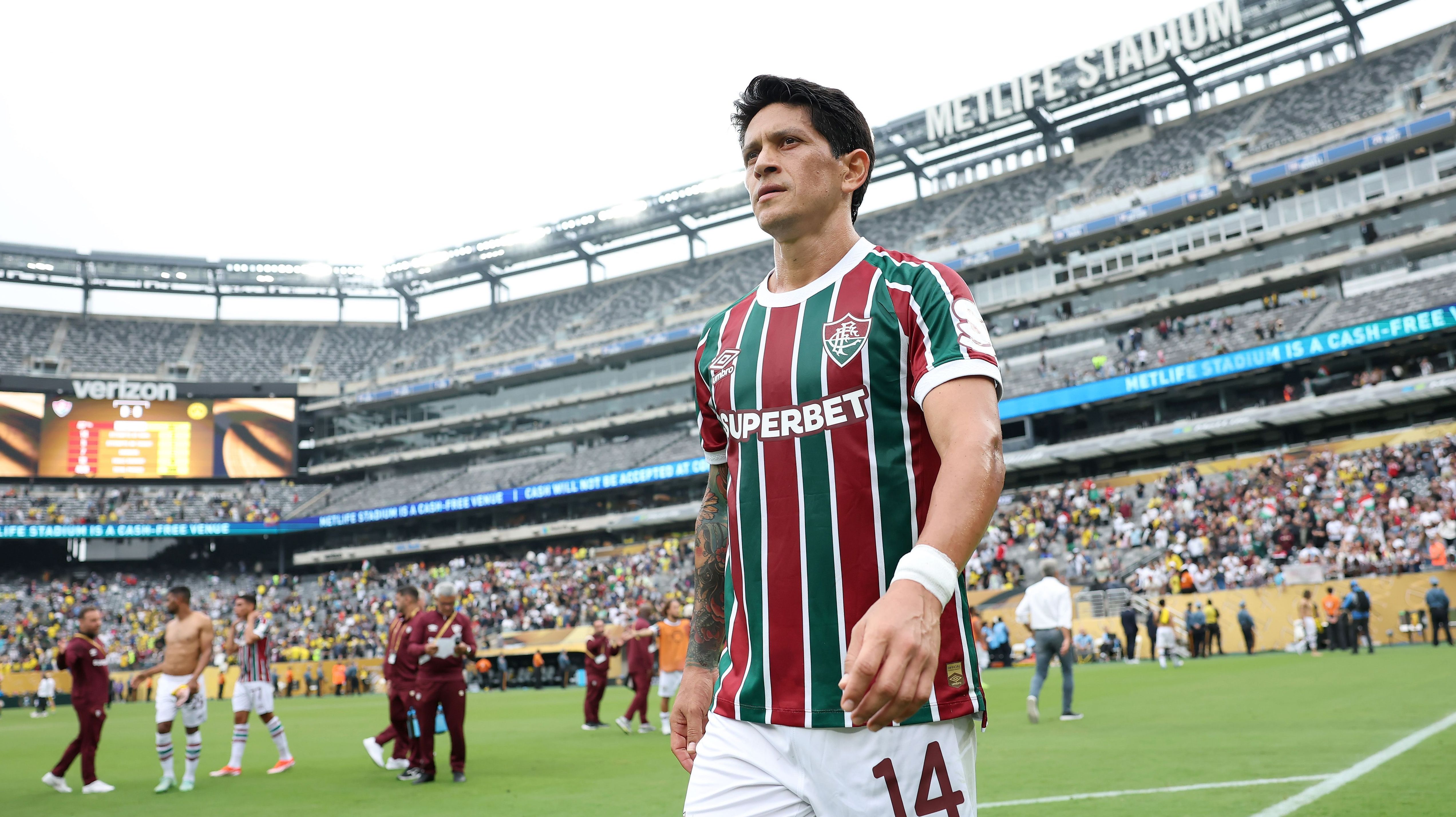 Germán Cano entrou no segundo tempo contra o Borussia Dortmund