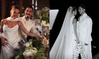 Giovanna Lancellotti e Gabriel David se casam no Cristo Redentor; veja