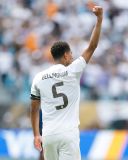 Bellingham comemora gol do Real Madrid sobre o Pachuca