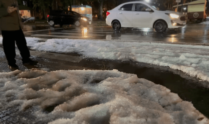 Granizo atinge Fronteira Oeste e semana será marcada por muita chuva no RS