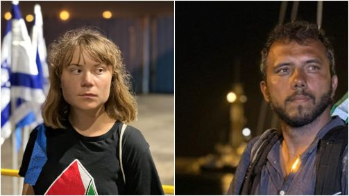Greta Thunberg e Thiago Ávila