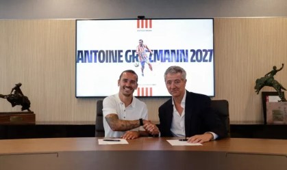 Griezmann renova contrato com o Atlético de Madrid até 2027