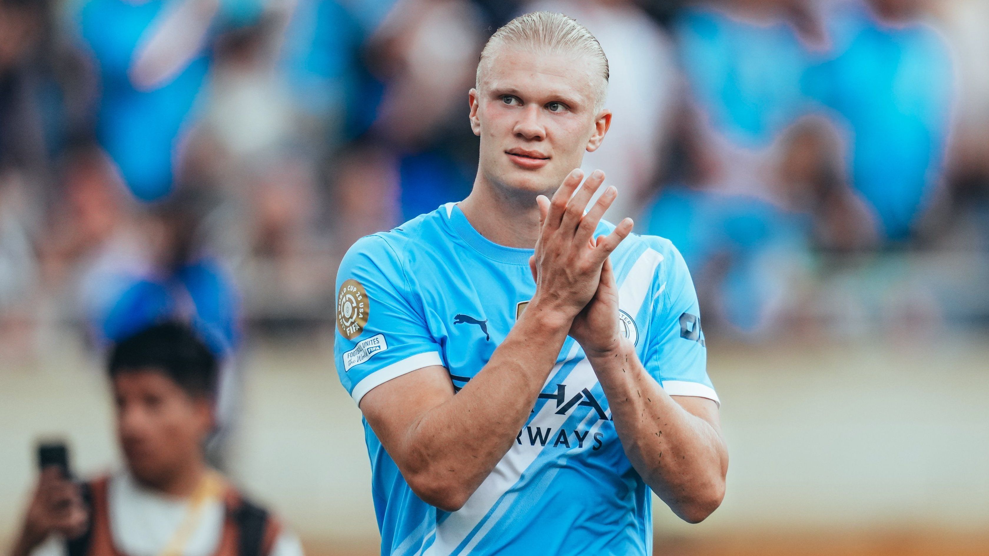 Erling Haaland chegou a marca de 300 gols na carreira na goleada do City sobre Juventus