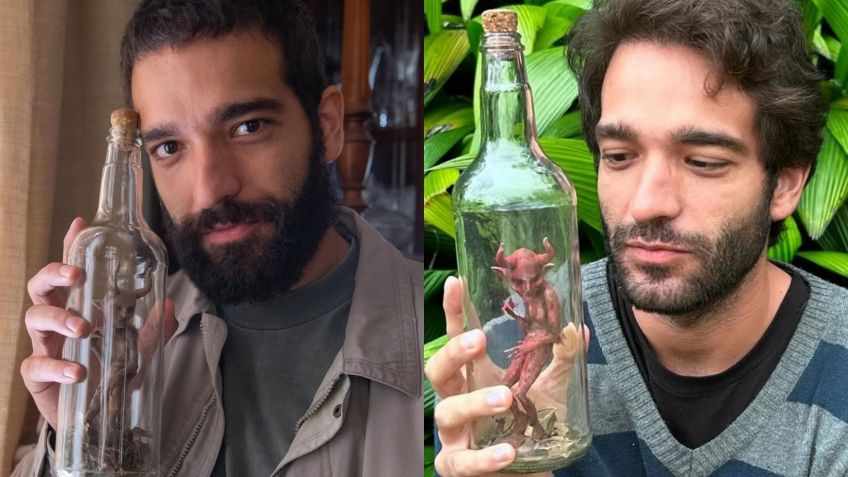 Humberto Carrão mostra o cramulhãozinho que ganhou da TV Globo • Instagram/Humberto Carrão