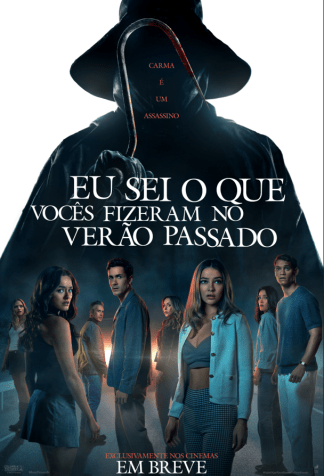 Pôster nacional de "Eu Sei o Que Vocês Fizeram no Verão Passado" • Reprodução/Sony Pictures