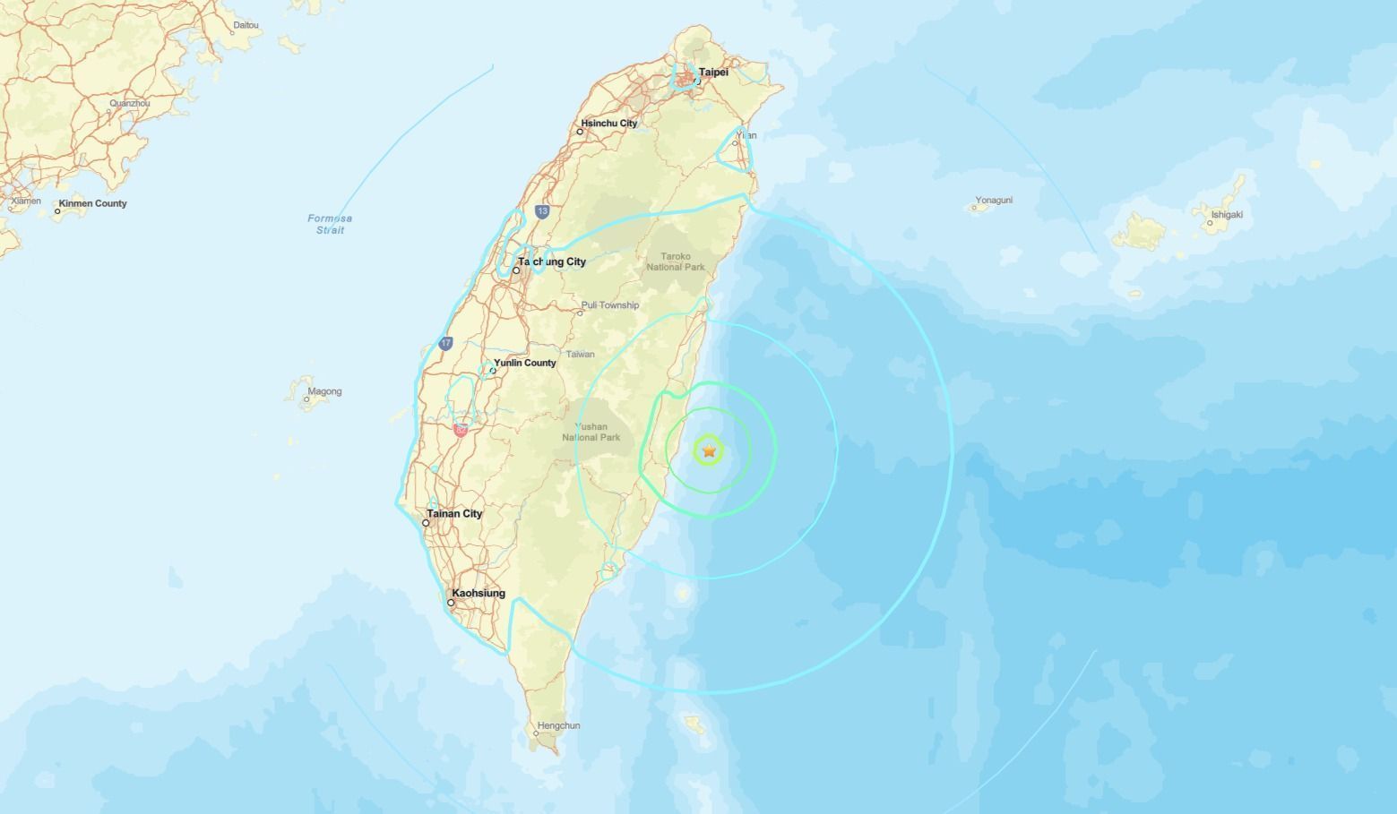 Terremoto Taipei