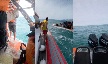 Bote naufraga com 20 pessoas durante passeio em SP