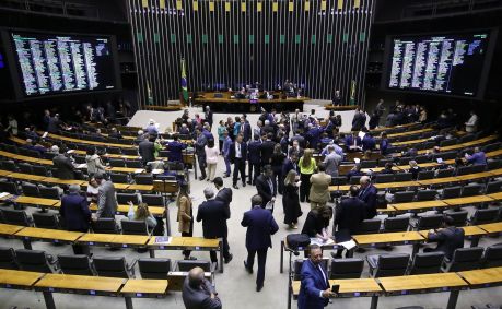 Plenário da Câmara dos Deputados, em Brasília