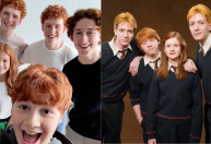 Família Weasley aparece em gravações da série "Harry Potter"; veja