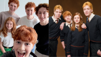 Família Weasley aparece em gravações da série "Harry Potter"; veja