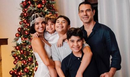 Isis Valverde parabeniza enteado, filho de Wanessa Camargo e Marcus Buaiz