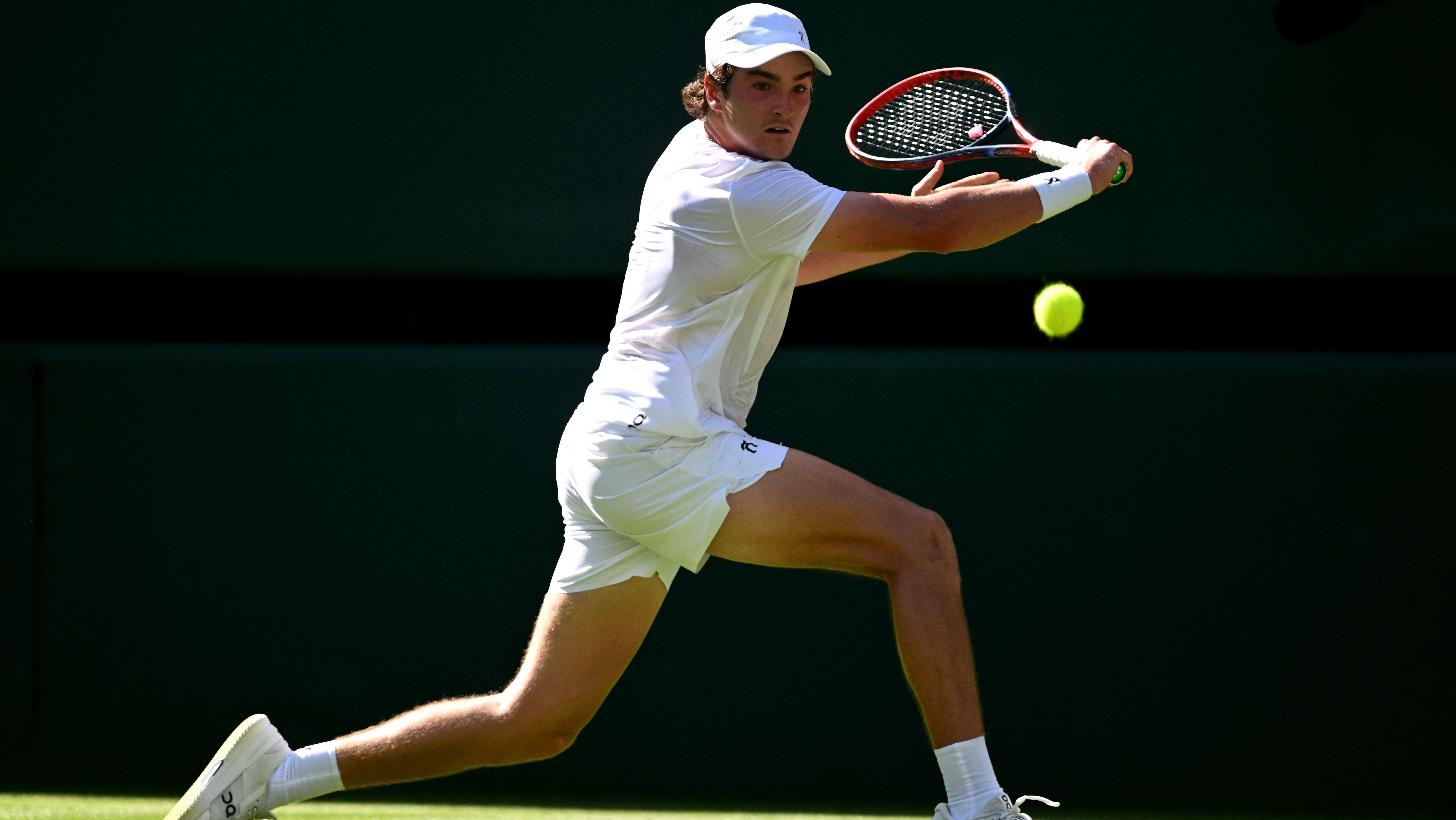 João Fonseca na estreia em Wimbledon