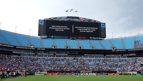 Jogo entre Chelsea e Benfica foi interrompido por conta do clima