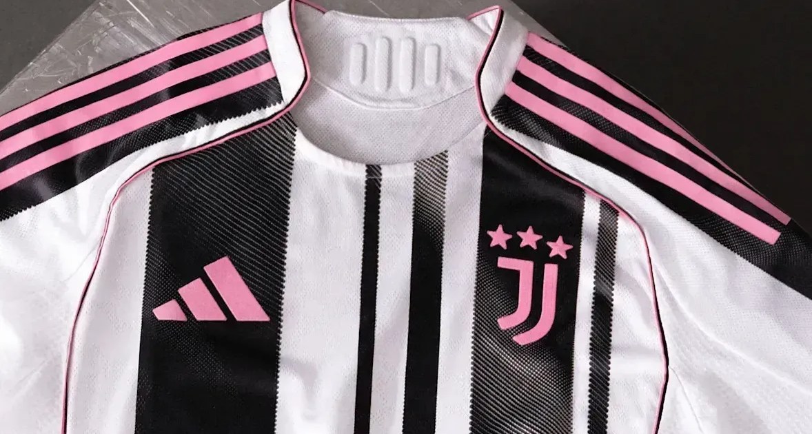 Juventus  シャツ 白黒ピンク Juventus renova contrato com a Adidas por valor que supera R$ 2,5