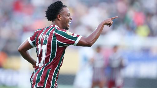 Keno comemora o quarto gol do Fluminense sobre o Ulsan HD
