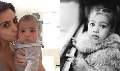 Kim Kardashian resgata fotos para celebrar 12 anos da filha; confira
