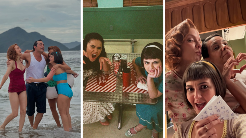 Klara Castanho compartilhou diversas fotos das gravações de "Garota do Momento" • Instagram/Klara Castanho