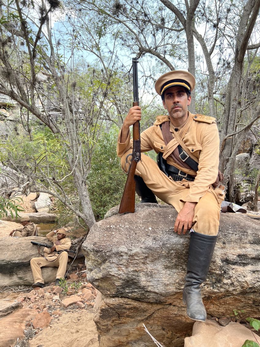 Ricardo Livera é Laureano em "Guerreiros do Sol" • Arquivo Pessoal