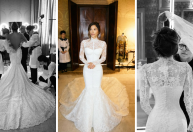 Lauren Sánchez mostra detalhes do vestido de noiva: "Pedaço de poesia"