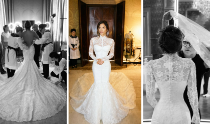 Lauren Sánchez mostra detalhes do vestido de noiva: "Pedaço de poesia"