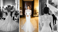 Lauren Sánchez mostra detalhes do vestido de noiva: "Pedaço de poesia"