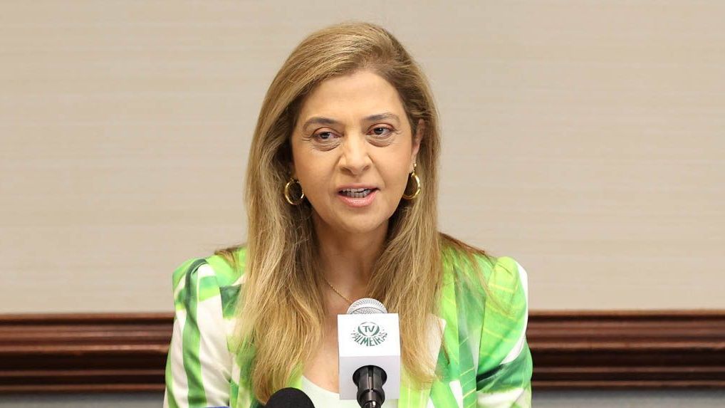 Leila Pereira, presidente do Palmeiras