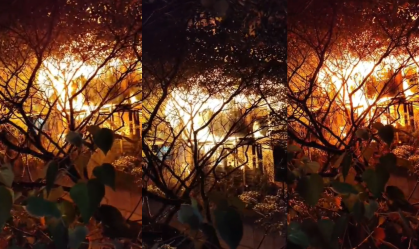 Incêndio destrói três casas de alvenaria e madeira na zona oeste de SP