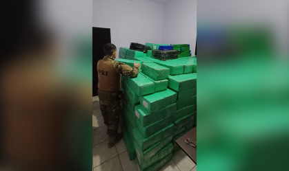 PRF apreende cinco toneladas de maconha congelada em SP